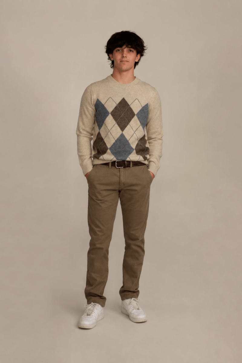 Pantalón chino Gendive 1780 marrón